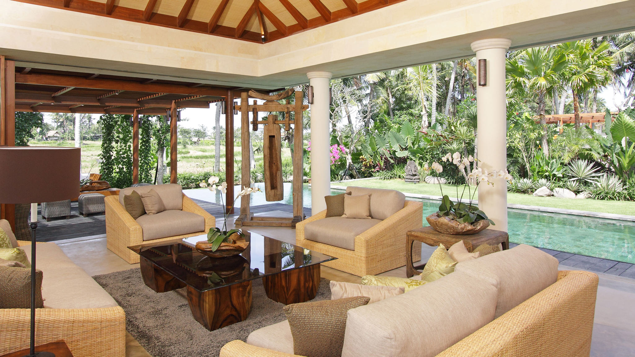 Villa Sarasvati - Living area by the pool Villa Sarasvati - Living area by the pool